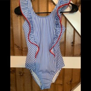 Cat & Jack red white and blue swimsuit